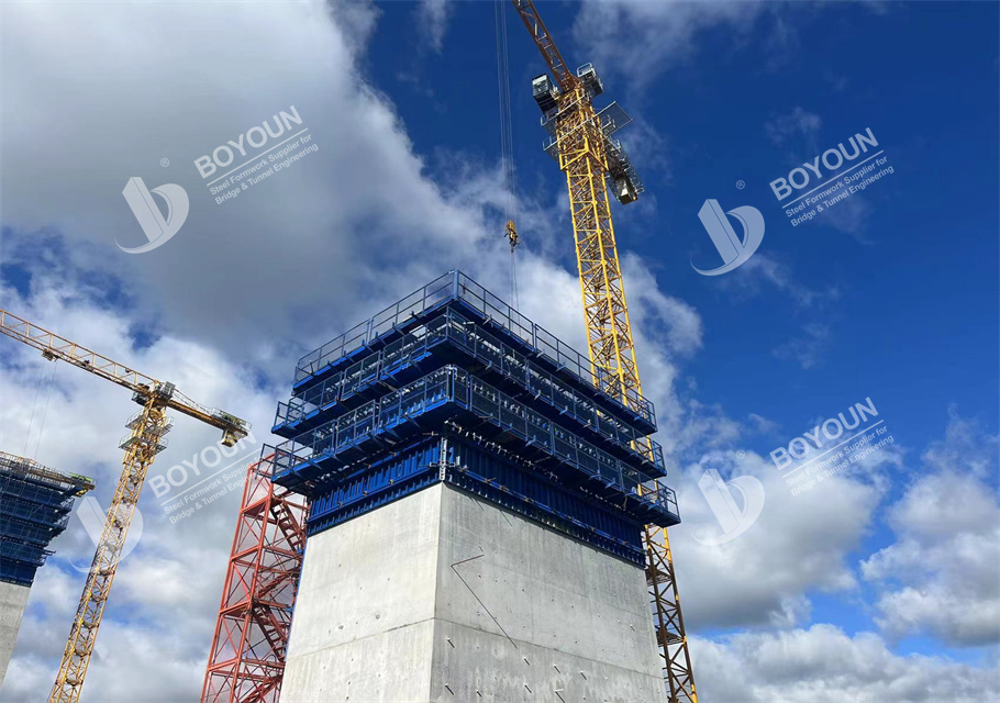 Square Hollow Pier Formwork
