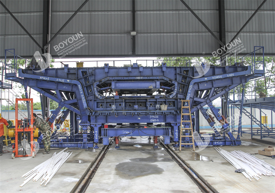 Single Box Single Cell Segmental Box Girder Formwork