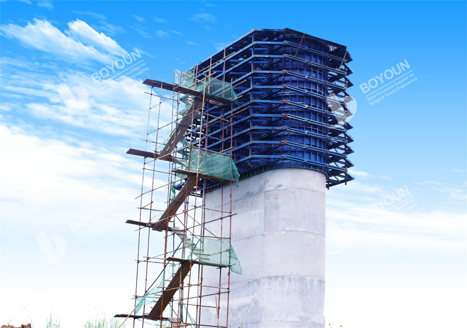 Circular Solid Pier Formwork