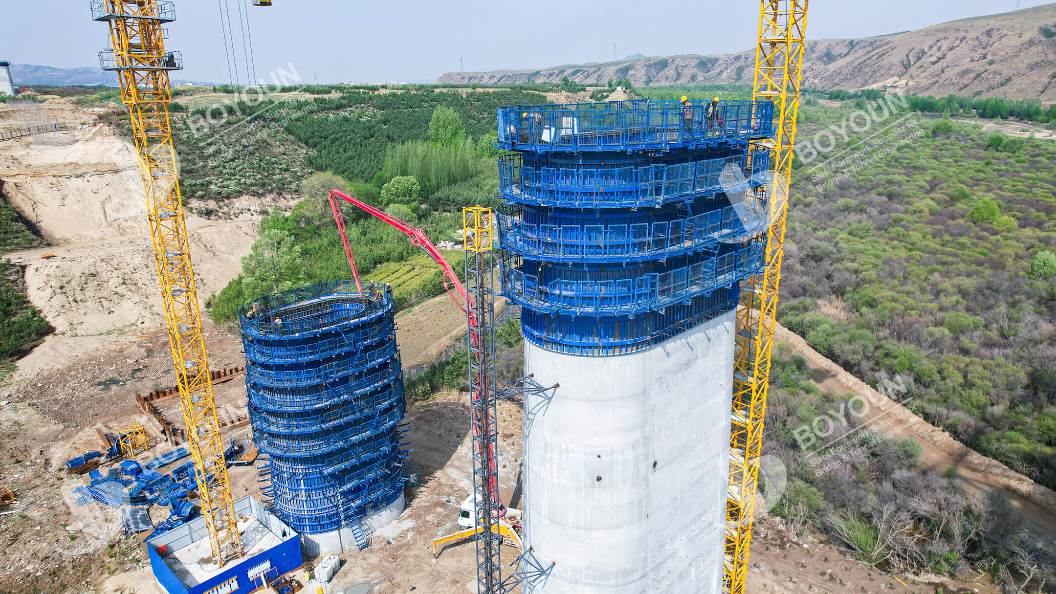 Duolun River Bridge Pier Formwork Case